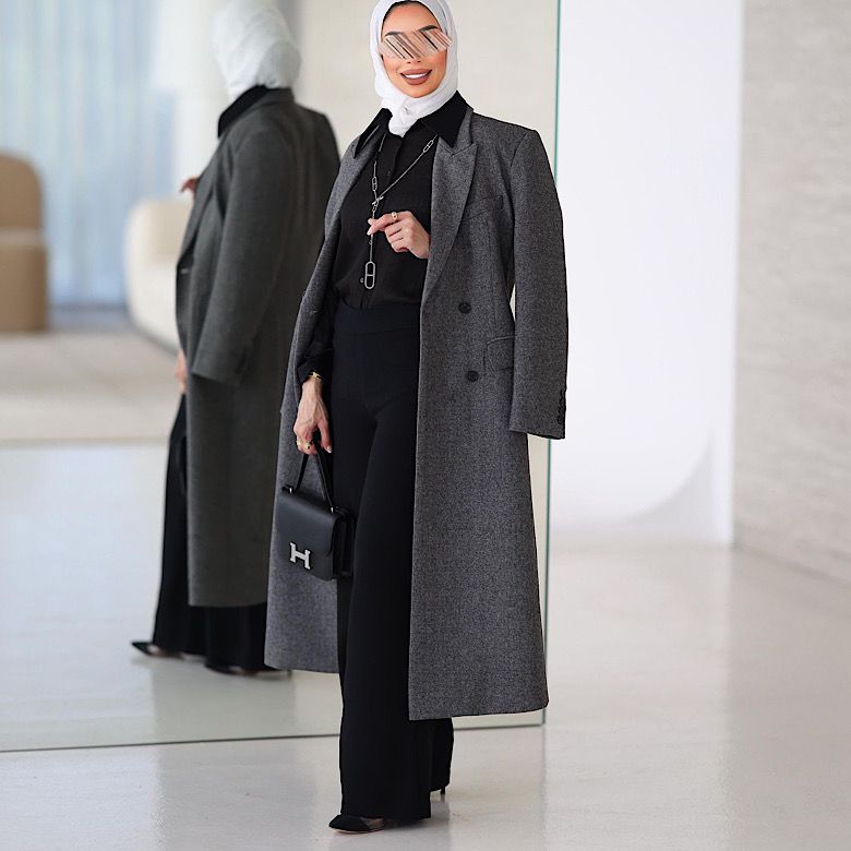 Long winter jacket